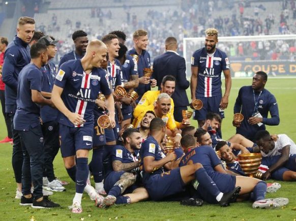 PSG Juara Pertama dan Terakhir Piala Liga Prancis  Nobar Siaran